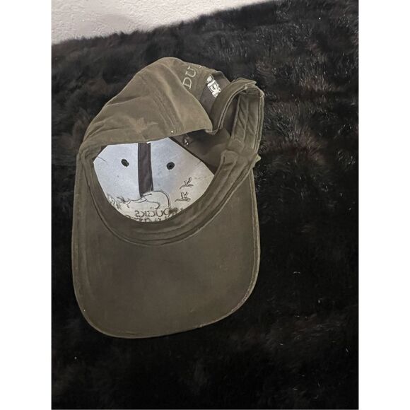 Ducks Unlimited Hat Baseball Cap Strap Back Adjustable Brown Logo - Picture 3 of 3